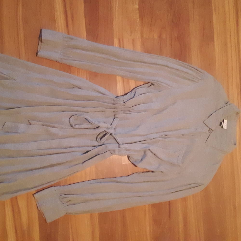 Long button shirt